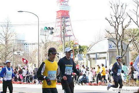 Toyko Marathon (Wayne) with Tokyo Tower