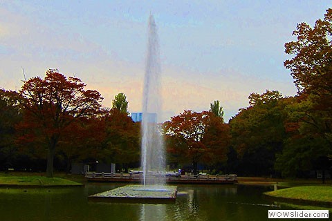 High fountain at Yoyogi Koen