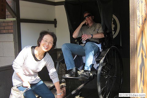 pulling japanese cart